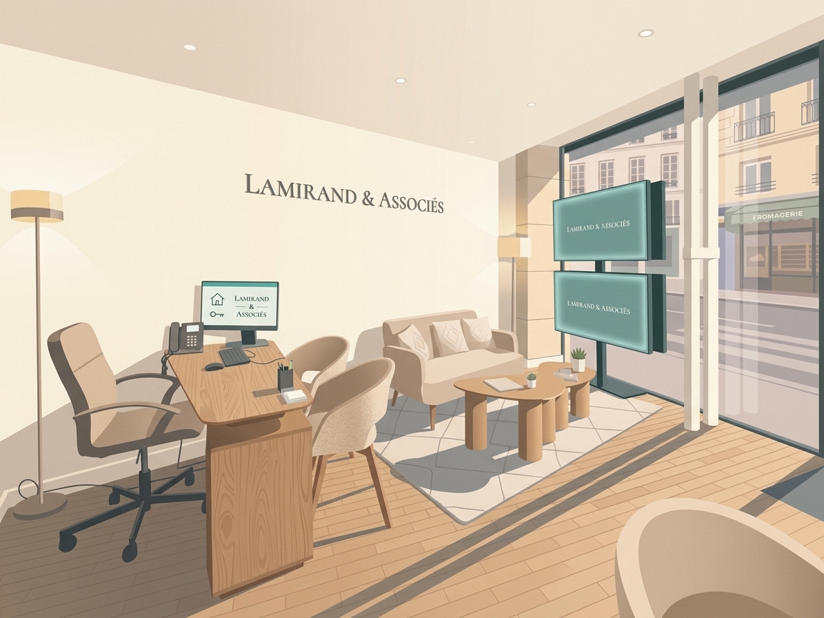 Intérieur de l'agence Bonsoir Montmartre — accueil clients, Paris 9e