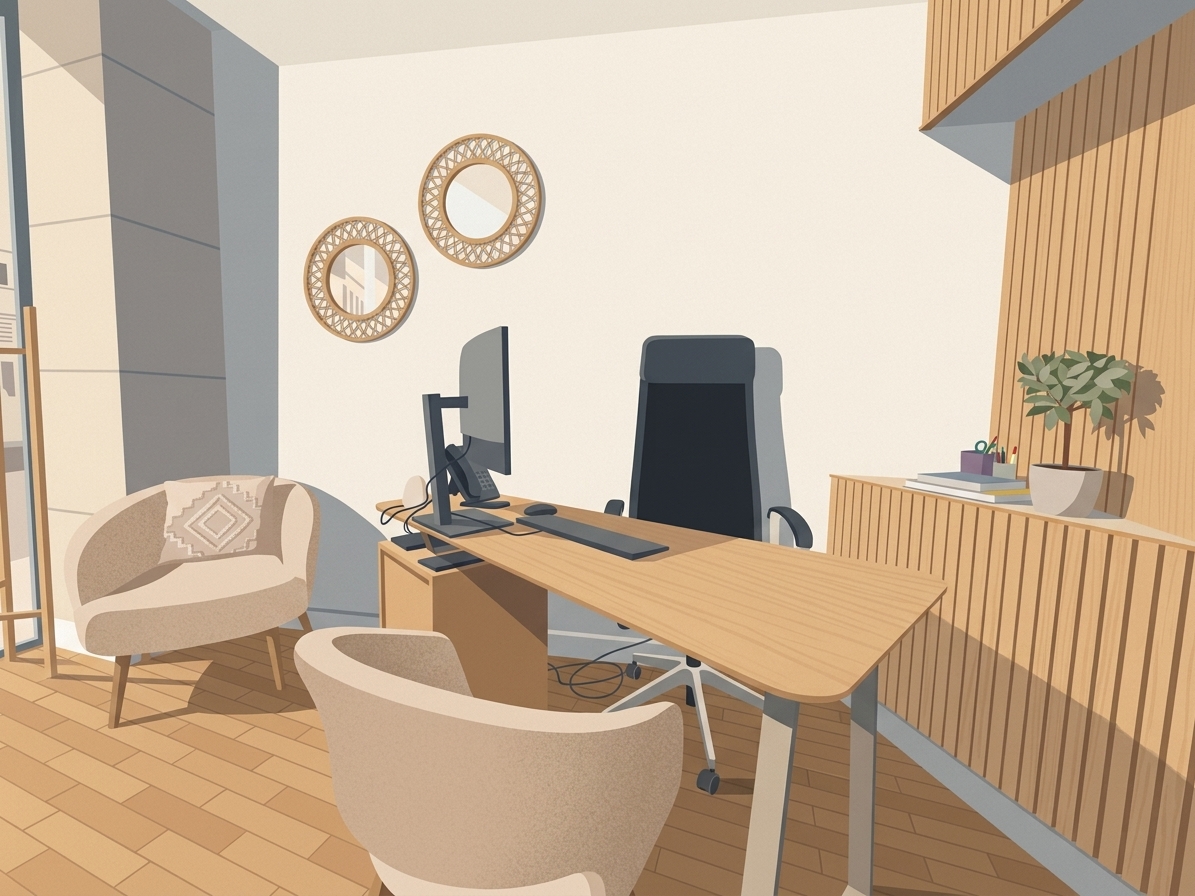 Espace de travail de l'agence Lamirand et Associés, Faubourg-Montmartre