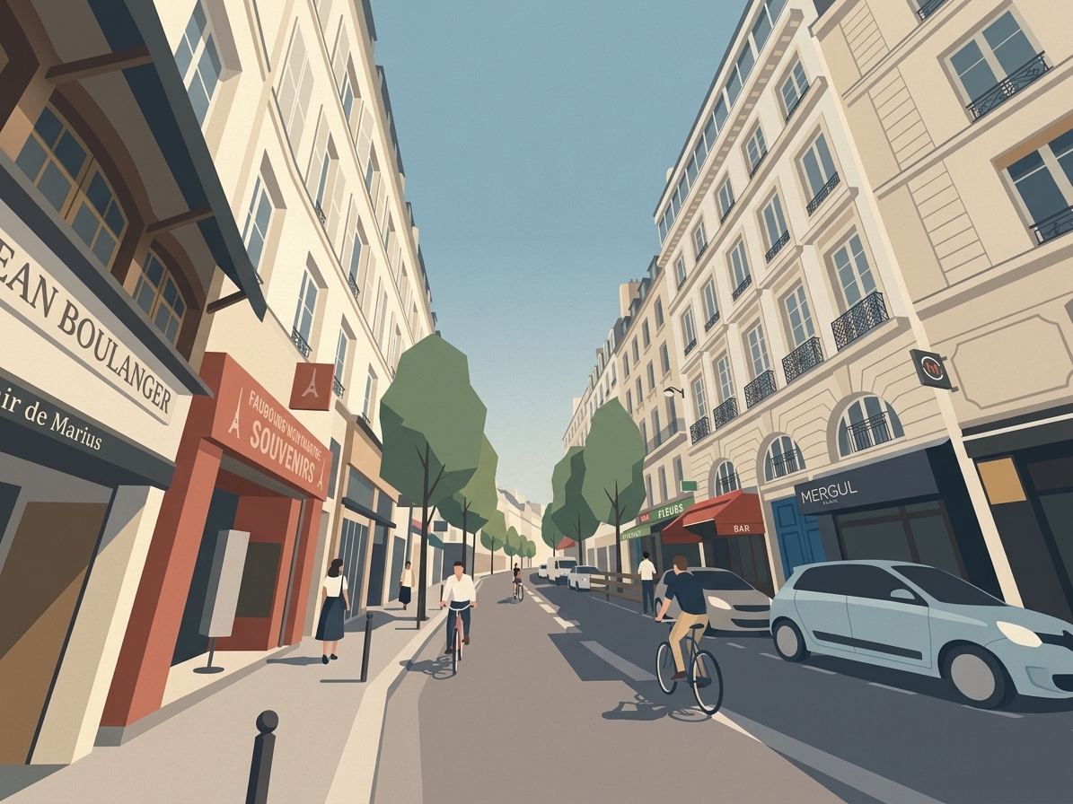 Rue du Faubourg Montmartre — quartier de l'agence Bonsoir Montmartre, Paris 9e