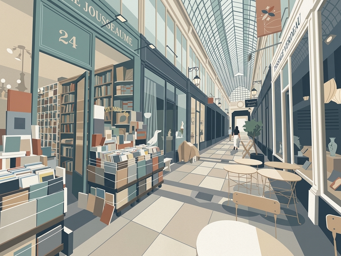 Passage Verdeau — quartier de l'agence Bonsoir Montmartre, Paris 9e